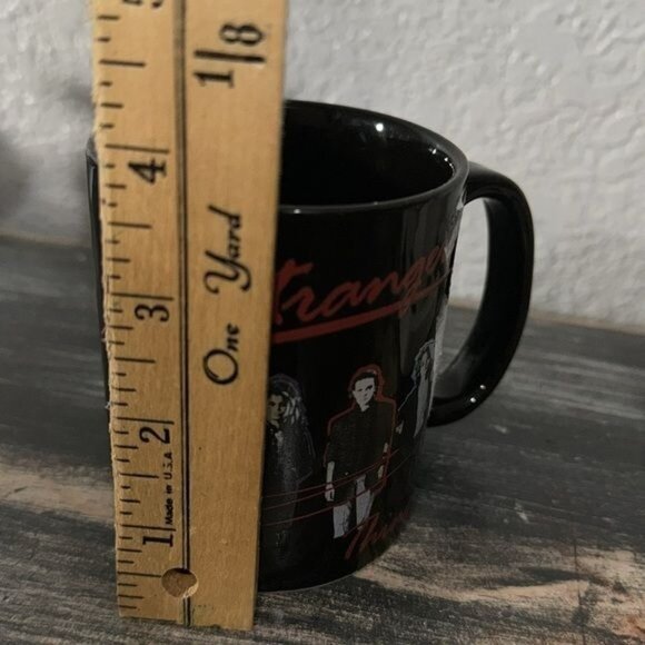 Stranger Things Official Netflix Black Ceramic Mug - Picture 4 of 5